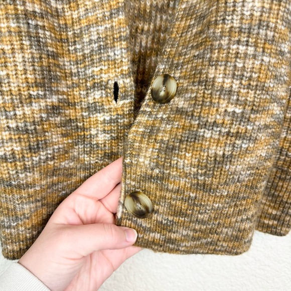 Madewell Space-Dyed Winstead Chunky Knit Cardigan Sweater - Picture 9 of 13